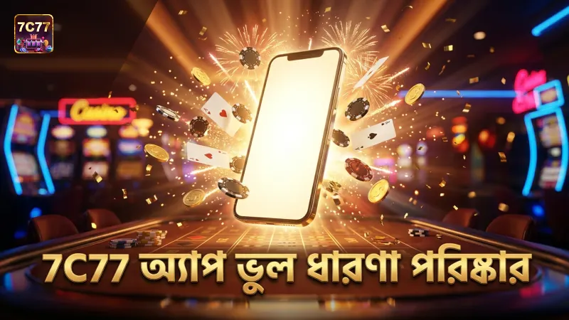 7C77 অ্যাপ ডাউনলোডের ভুল ধারণাগুলো পরিষ্কার ব্যাখ্যা করে।