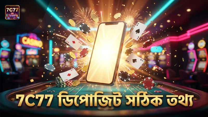 7C77 ডিপোজিট প্রক্রিয়ায় সঠিক তথ্য প্রদান নিশ্চিত করুন