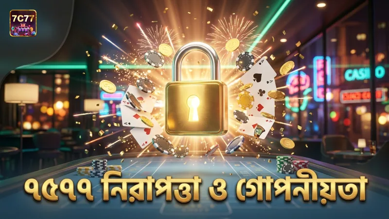 7C77 গোপনীয়তা ও নিরাপত্তার জন্য ২-ফ্যাক্টর অথেন্টিকেশন ব্যবহার করে।