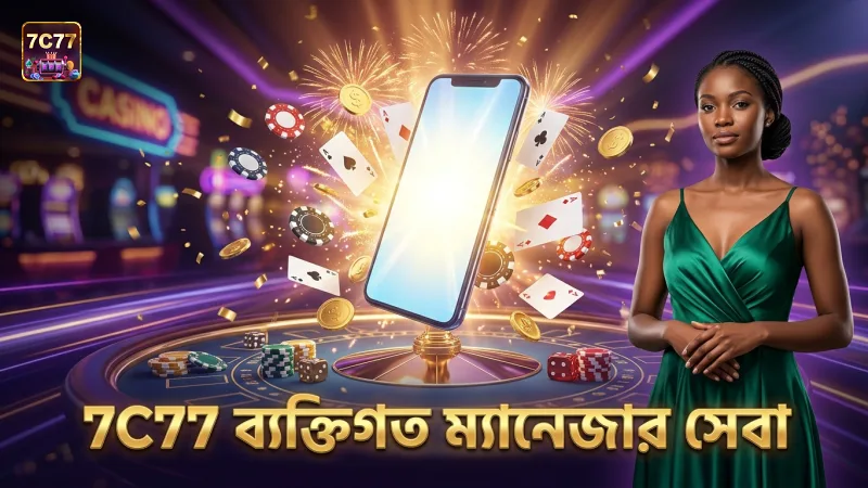 ব্যক্তিগত ম্যানেজার 7C77 ভিআইপি সদস্যদের জন্য বিশেষ সেবা প্রদান করেন।