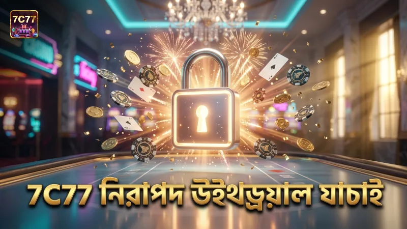 7C77 উইথড্রয়ালে নিরাপদ ও দ্রুত যাচাই প্রক্রিয়া নিশ্চিত করে।