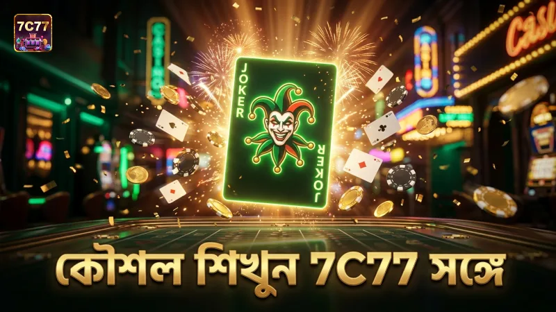 জোকার কার্ড ও সাইড বেট নিয়ে 7C77 এর কার্যকর কৌশল শিখুন