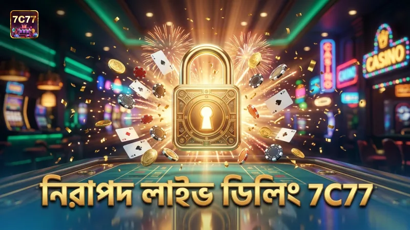 লাইভ ডিলিংয়ের স্বচ্ছতা ও নিরাপত্তায় 7C77 তে বিশ্বাস রাখুন