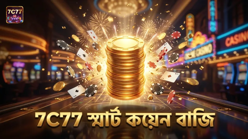 কয়েন বাজি ও খরচ বুঝে স্মার্ট প্লে করুন 7C77 প্ল্যাটফর্মে