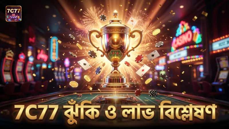 ঝুঁকি ও লাভের ভারসাম্যে 7C77 প্ল্যাটফর্মের নিরাপত্তা নিশ্চিত।