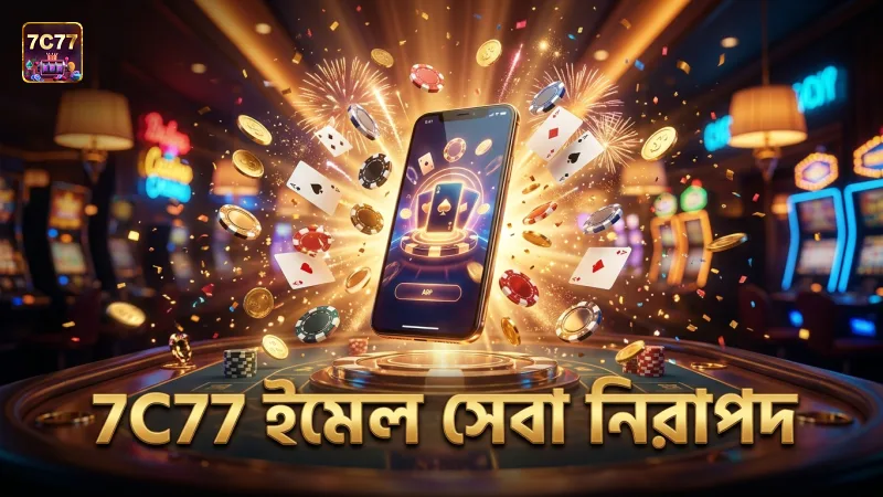 ইমেল যোগাযোগে 7C77 নিরাপদ ও নির্ভরযোগ্য সেবা প্রদান করে