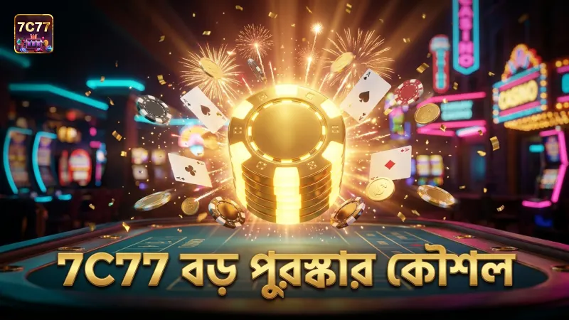 7C77-এর নিরাপদ প্ল্যাটফর্মে বড় পুরস্কার জেতার কৌশল প্রয়োগ করুন