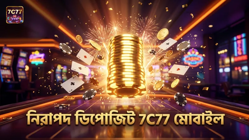 নিরাপদ মোবাইল ডিপোজিট এবং বেটিং কৌশল 7C77 প্ল্যাটফর্মে