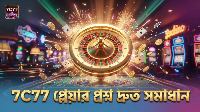 সাধারণ জিজ্ঞাসা বিভাগে 7C77 প্লেয়ারদের প্রশ্ন দ্রুত সমাধান করুন