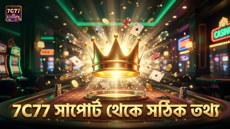 7C77 সাপোর্ট টিমের অভিজ্ঞতা থেকে সঠিক তথ্য পেতে সহায়তা করুন