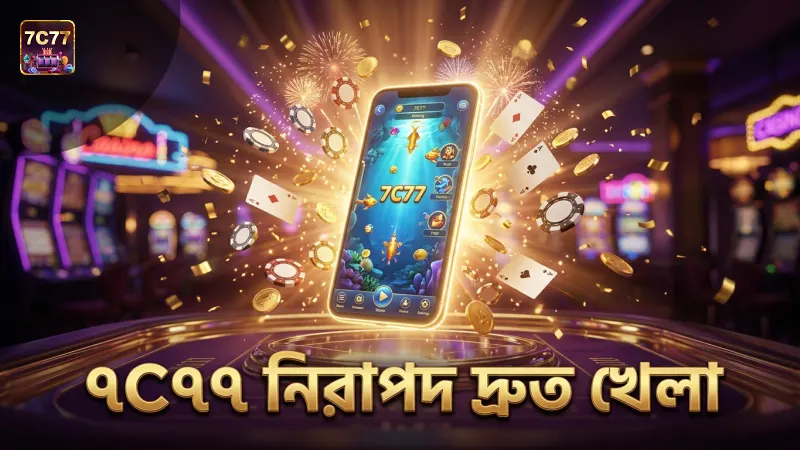7C77 প্ল্যাটফর্মে দ্রুত ও নিরাপদ ফিশিং ওয়ার খেলার পরিবেশ।