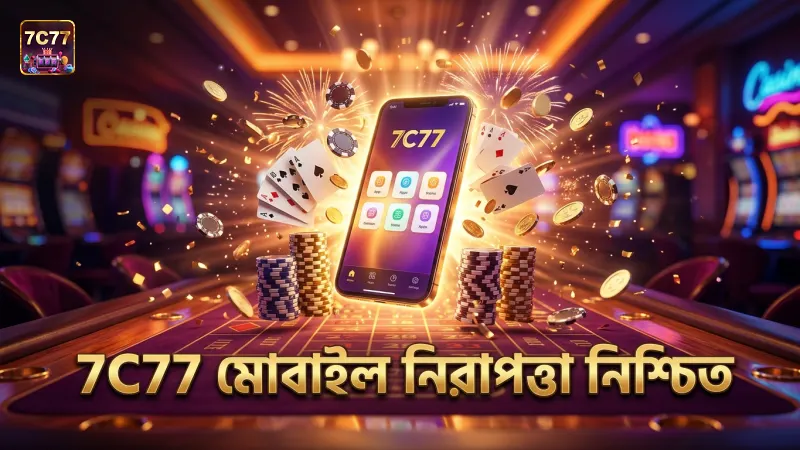 7C77 অ্যাপে মোবাইল নিরাপত্তা নিশ্চিত করে খেলা উপভোগ করুন