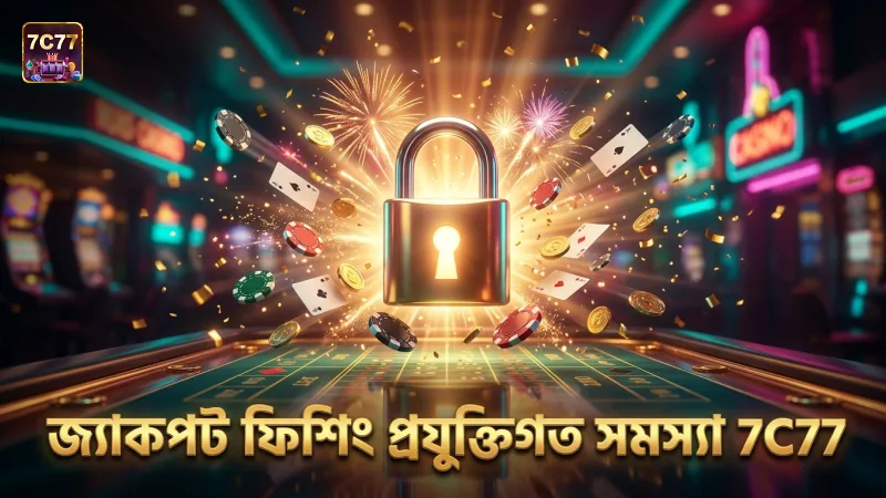 জ্যাকপট ফিশিং গেমে সাধারণ প্রযুক্তিগত ত্রুটির উদাহরণ।