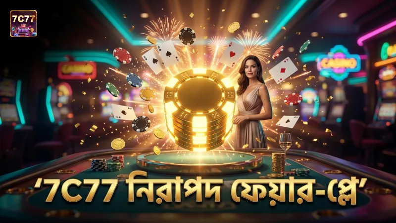 7C77 প্ল্যাটফর্মে নিরাপদ ও ফেয়ার-প্লে গেমপ্লের গুরুত্ব।