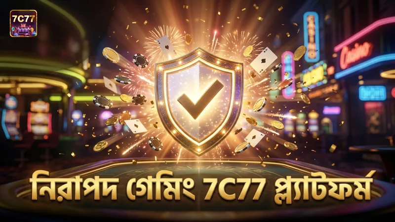7C77 প্ল্যাটফর্মে নিরাপদ ও বিশ্বস্ত গেমিং পরিবেশ নিশ্চিত