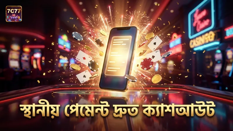 স্থানীয় পেমেন্ট পদ্ধতিতে দ্রুত ক্যাশআউট সুবিধা