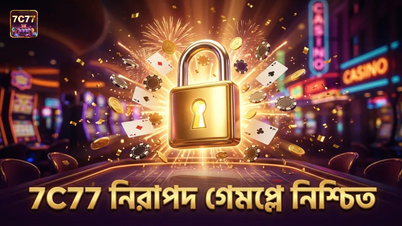 লাইসেন্সপ্রাপ্ত পরিবেশে 7C77 এর নিরাপদ মানি কামিং গেমপ্লে।