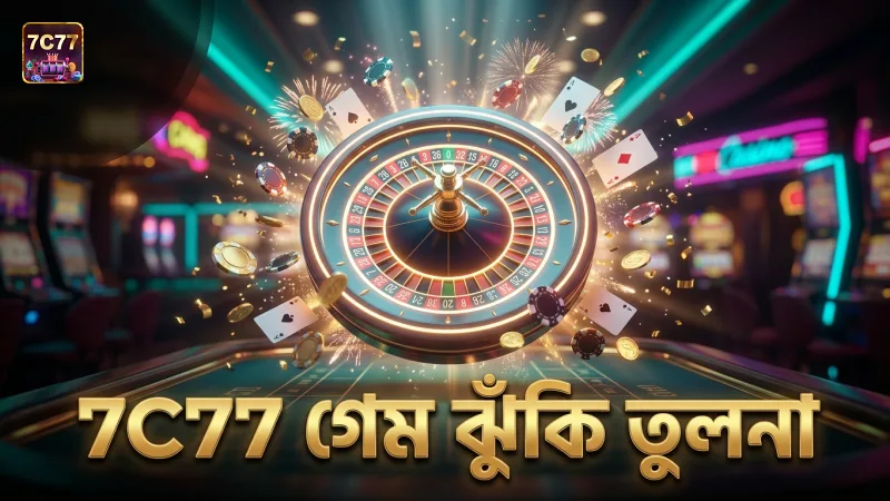 বিভিন্ন গেমের ঝুঁকির তুলনায় 7C77 প্লেয়ারদের সুবিধা