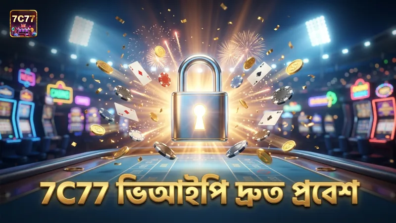 7C77 ভিআইপি রুমে দ্রুত প্রবেশ সুবিধা নিশ্চিত করে
